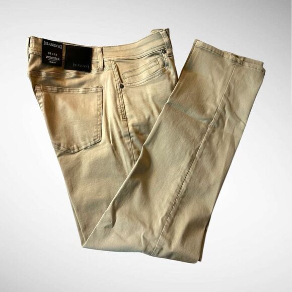 Blank NYC Men’s Wooster Slim Fit Pants in Khaki Size 32”x32” - Picture 1 of 5